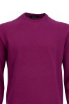 Мъжки пуловер обло бие реглан ръкав с кашмир МАЛИНА SLIM FIT № L