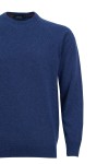 Мъжки пуловер обло бие реглан ръкав с кашмир НОЩ SLIM FIT № M
