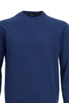 Мъжки пуловер обло бие реглан ръкав с кашмир НОЩ SLIM FIT № M
