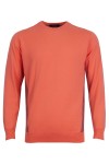 Мъжки пуловер обло бие с рипсени детайли ПАПАЯ SLIM FIT № M