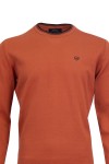 Мъжки пуловер с контрасни кантове БРИК SLIM FIT № L