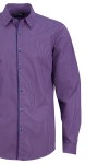 Мъжка риза с паспел на канона принт точки ЧЕРВЕНО И ИНДИГО 100 % памук SLIM FIT № M