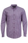 Мъжка риза ПРИНТ КАТИНАРИ БОРДО РАЙЕ 100 % памук SLIM FIT № L