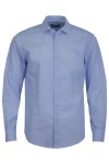 Мъжка риза К3 ФИНО РАЙЕ БЯЛО СЪС СИНЬО SLIM FIT № L