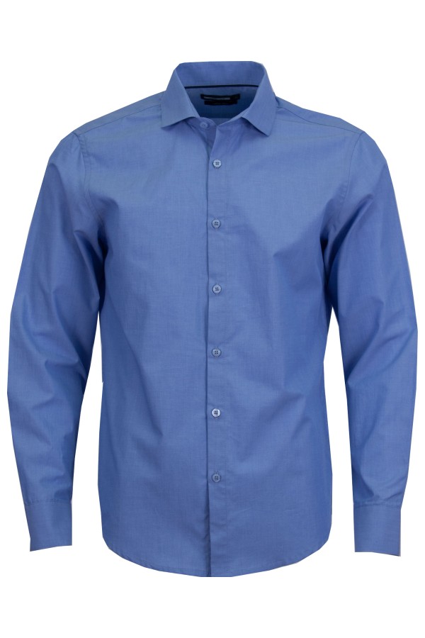 Мъжка риза К3 МЕЛАНЖ ДЕНИМ SLIM FIT № M Мъжка риза К3 МЕЛАНЖ ДЕНИМ SLIM FIT № M