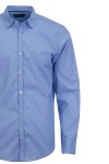 Мъжка риза C1 ФИНО РАЙЕ БЯЛО И СИНЬО SLIM FIT № M