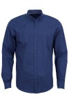 Мъжка риза C1А с фалта ТЪМНОСИНЯ SLIM FIT № M