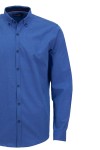 Мъжка риза C1А с фалта ТЪМНОСИНЯ SLIM FIT № M