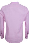 Мъжка риза дълъг ръкав ЛЕН БЛЕДОРОЗОВА SLIM FIT № M