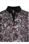 Мъжки polo shirt дигитален принт цвят - бял
