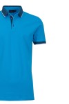 Polo Shirt с плетена яка, канон и маншети АКВА 