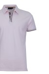 Polo Shirt с плетени канони и маншети райе БЛЕДОРОЗОВ slim fit XL