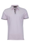 Polo Shirt с плетени канони и маншети райе БЛЕДОРОЗОВ 
