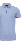 Polo Shirt с плетени канони и маншети райе СВЕТЛОСИН 