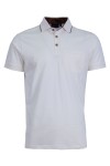 Polo Shirt с паспел от алкантара и джоб с филетки ЕКРЮ 