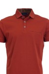 Polo Shirt с паспел от алкантара и джоб с филетки БРИК slim fit M