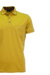 Polo Shirt с паспел от алкантара и джоб с филетки ПИСТАЧИО slim fit M