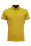 Polo Shirt с паспел от алкантара и джоб с филетки ПИСТАЧИО 