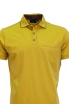 Polo Shirt с паспел от алкантара и джоб с филетки ПИСТАЧИО slim fit M