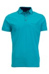 Polo Shirt с паспел от алкантара и джоб с филетки ЗЕЛЕН АКВА 