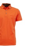Polo Shirt с паспел от алкантара и джоб с филетки ПОРТОКАЛ slim fit M