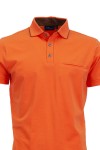 Polo Shirt с паспел от алкантара и джоб с филетки ПОРТОКАЛ slim fit M