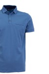 Polo Shirt с паспел от алкантара и джоб с филетки ДЕНИМ slim fit M
