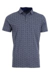 Polo Shirt с паспел от алкантара и джоб с филетки ПРИНТ ПАЛМИ 