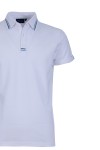 Polo Shirt с интарзионна лента БЯЛ 