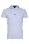 Polo Shirt с интарзионна лента БЯЛ 