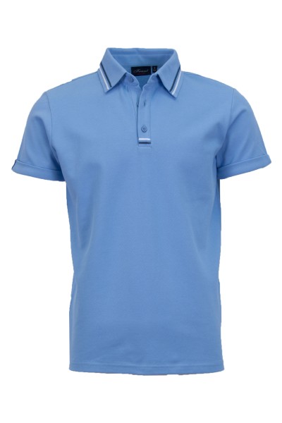 Polo Shirt с интарзионна лента СВЕТЛОСИН 