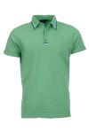 Polo Shirt с интарзионна лента ЗЕЛЕН 