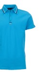 Polo Shirt с интарзионна лента АКВА 