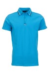 Polo Shirt с интарзионна лента АКВА 