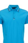 Polo Shirt с интарзионна лента АКВА 