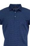 Polo Shirt с яка от допънителен плат РАЙЕ ДЕНИМ И ИНДИГО slim fit M