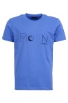 Мъжка тениска MOON СИНЯ slim fit M