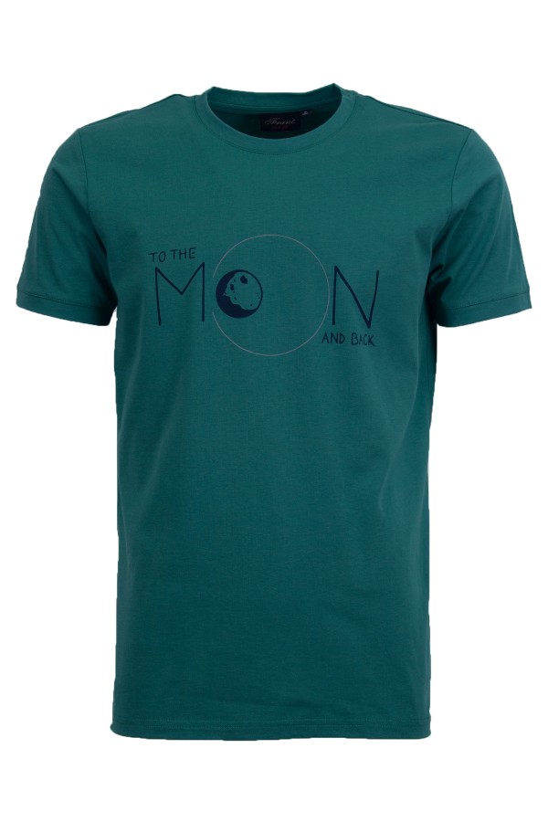 Мъжка тениска MOON ТРЕВА slim fit M