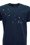 Мъжка тениска ПОЛЕТ ИНДИГО slim fit M