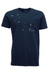 Мъжка тениска ПОЛЕТ ИНДИГО slim fit M
