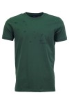 Мъжка тениска ПОЛЕТ ТЪМНОЗЕЛЕН slim fit M