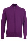 Мъжка жилетка с цип и яка тип троер КАСИС SLIM FIT № L