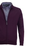 Мъжка жилетка с цип и яка тип троер БОРДО SLIM FIT № L