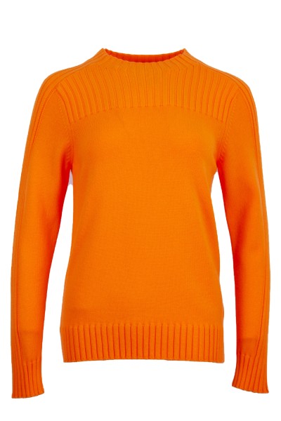 Дамски пуловер с рипсени детайли МАНГО 
